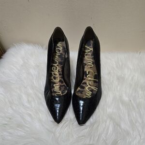Sam Edelman Black Pointed Toe Pumps Sadi Size 8 M